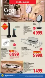 Lidl akciós újság hét 36 Oldal 50: CIEN BEAUTY €5.999,00, Cien Beauty Akkus fogkefe €6.999,00