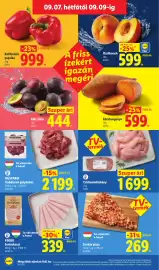 Lidl akciós újság hét 36 Oldal 54: Őszibarack €599,00, Édesburgonya €599,00