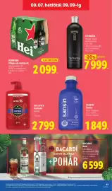 Lidl akciós újság hét 36 Oldal 63: HEINEKEN €2.099,00, Tatratea €7.999,00