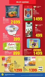 Lidl akciós újság hét 36 Oldal 64: GYULAI €1.499,00, Happy Snack Harcsaszeletek €2.699,00