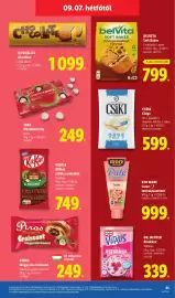 Lidl akciós újság hét 36 Oldal 65: Belvita Soft Bakes €799,00, Csíki chips €599,00