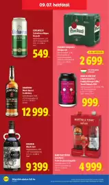 Lidl akciós újság hét 36 Oldal 68: Jameson Black Barrel Ir Whiskey €12.999,00, Pilsner Urquell €2.699,00