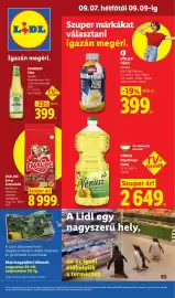 Lidl akciós újság hét 36 Oldal 70: DARLING Száraz kutyaeledel €8.999,00, VÉNUSZ Napraforgó-étolaj €2.649,00