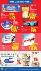 Lidl akciós újság hét 36 Oldal 8: Pilos Szeletelt mozzarella €399,00, MILBONA €659,00