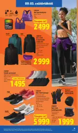 Lidl akciós újság hét 36 Oldal 11: CRIVIT Női / férfi funkcionális széldzseki €2.999,00, CRIVIT €1.495,00
