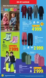 Lidl akciós újság hét 36 Oldal 14: Lupilu Kisgyermek softshell overál €4.999,00, LUPILU Kisgyermek softshell nadrág €2.999,00