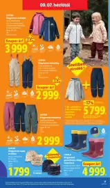 Lidl akciós újság hét 36 Oldal 15: Lupilu Kisgyermek esőnadrág €2.999,00, Lupilu Kisgyermek esőkabát €3.999,00