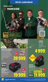 Lidl akciós újság hét 36 Oldal 8: PARKSIDE PERFORMANCE Prémium akkumulátor, 8 Ah €19.999,00