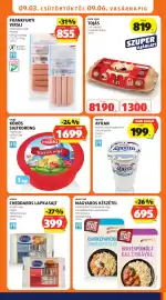 ALDI akciós újság hét 36 Oldal 13: Desira Cheddaros Lapkasajt €399,00, Hajdú Körös sajtkorong €1.699,00