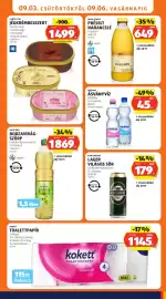 ALDI akciós újság hét 36 Oldal 15: RIO D’ORO BODZAVIRÁG-SZÖRP €1.869,00, KARLSKRONE Lager Világos Sör €179,00