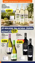 ALDI akciós újság hét 36 Oldal 24: Lisicza Zöldveltelini €1.299,00, MÉSZÁROS GRANDIÓZUS €3.599,00