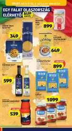 ALDI akciós újság hét 36 Oldal 30: BON-RI Rizottó Rizs, 1 kg €899,00, DE CECCO Száraztészta €899,00