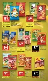 Delikatesy Centrum gazetka tydzień 36 Strona 29: Prażynki, Chrupki Przysnacki €5,69, Krakersy, Precelki Lubella €0,01