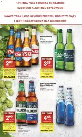 Delikatesy Centrum gazetka tydzień 36 Strona 34: Piwo Tyskie €2,89, Piwo bezalkoholowe Blanc 1664 0,0% €4,45