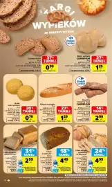 Carrefour gazetka tydzień 36 Strona 16: Chleb z ziarnami* €4,49, Bagietka korzenna mała CARREFOUR €2,99