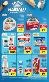 Carrefour gazetka tydzień 36 Strona 24: Twaróg sernikowy, serek waniliowy, truskawkowy PRÉSIDENT €9,99, Śmietana Łaciata