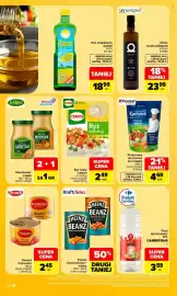 Carrefour gazetka tydzień 36 Strona 30: Fasola konserwowana HEINZ, Musztarda Kamis €1,00