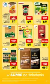 Carrefour gazetka tydzień 36 Strona 31: Kawa ziarnista TCHIBO €69,99, Herbata czarna, zielona LIPTON piramidki €5,99
