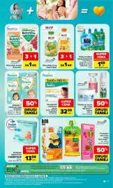 Carrefour gazetka tydzień 36 Strona 35: Pianka do mycia rąk i ciała dla dzieci Hiskin, Musy Hipp €1,00