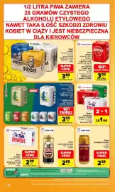Carrefour gazetka tydzień 36 Strona 38: Piwo HEINEKEN, WARKA, ŻYWIEC €1,00, Piwo KOZEL €3,89