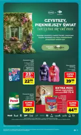 Carrefour gazetka tydzień 36 Strona 41: Płyn do prania Perwoll €39,99, Zawieszki do WC Bref €22,99