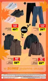 Carrefour gazetka Strona 16: KURTKA MĘSKA €69,99, Buty sportowe €49,99