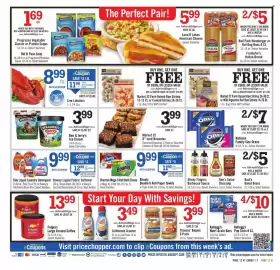 Price Chopper weekly ad week 36 Page 12: Market 32 8" Iced Brownies €3,99, Ben & Jerry's Ice Cream €3,99