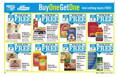 Price Chopper weekly ad week 36 Page 16: Peter Pan Peanut Butter €3,99, Barilla Al Bronzo Pasta €3,49