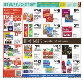 Price Chopper weekly ad week 36 Page 8: Pacifico, Modelo or Corona 12 Packs €17,99, Pics Flavored Water €5,00