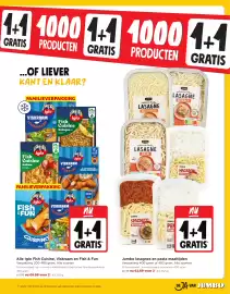 Jumbo folder week 36 Pagina 3: Iglo fish cuisine, viskraam en fish & fun €8,99, Jumbo lasagnes en pasta maaltijden €2,69