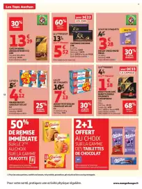 Catalogue Auchan page 12: Milka Biscuit Choco Pause €3,28, LU MIKADO BISCUIT €4,12