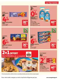 Catalogue Auchan page 13: LU Granola €6,12, PRINCE GOÛT CHOCOLAT €6,01