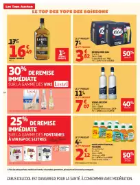 Catalogue Auchan page 14: ERISTOFF VODKA €18,86, 1664 Bière blonde €3,82