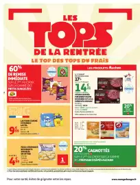 Catalogue Auchan page 2: DR OETKER PIZZA 4 FROMAGES RISTORANTE €4,99, Lactel Lait demi-écrémé €9,99