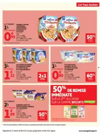 Catalogue Auchan page 21: P'tit Souper Nestlé €1,32, Nestlé P'tit Onctueux €0,80