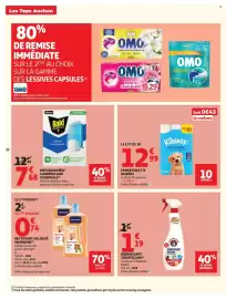 Catalogue Auchan page 22: Raid Diffuseur piège lumineux €7,68, Kleenex Papier toilette €12,99