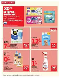 Catalogue Auchan page 22: Raid Diffuseur piège lumineux €7,68, Kleenex Papier toilette €12,99