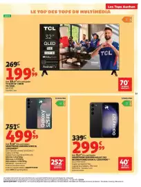Catalogue Auchan page 23: SAMSUNG SMARTPHONE GALAXY S23 €299,99, SAMSUNG Galaxy S25 FE €499,99