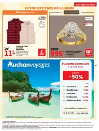 Catalogue Auchan page 25: INEXTENSO DOUDOUNE FEMME OU HOMME €11,99