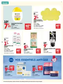 Catalogue Auchan page 28: GARNIER SÉRUM ANTI-IMPERFECTIONS €9,00, GARNIER BB CRÈME SKINACTIVE €6,78