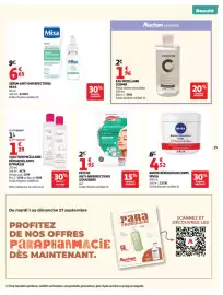 Catalogue Auchan page 30: Mixa SÉRUM ANTI-IMPERFECTIONS €6,65, NIVEA Baume Réparateur Corps €4,52