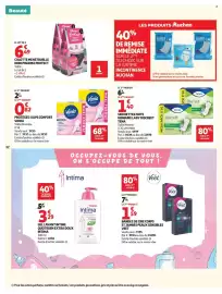 Catalogue Auchan page 34: Pharma Protect Culotte menstruelle €6,49, TENA Serviettes fuite urinaire lady discreet €1,40