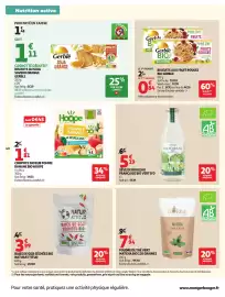 Catalogue Auchan page 42: 110 GRAINES Poudre de thé vert Matcha €7,94, VERT D'O SÈVE DE BOULEAU €5,19