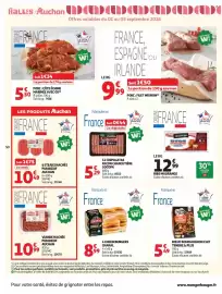 Catalogue Auchan page 52: Tendre & Plus Bœuf Bourguignon €5,49, Auchan 6 Steaks Hachés Pur Bœuf €10,49