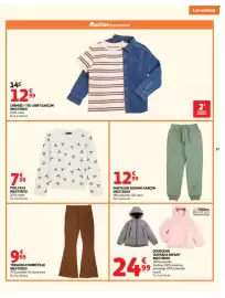 Catalogue Auchan page 59: INEXTENSO PANTALON JOGGING GARÇON €12,99, INEXTENSO PULL FILLE €7,99