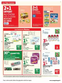 Catalogue Auchan page 6: Elle & Vire Beurre de Normandie Doux €1,26, ELLE & VIRE Crème entière €3,29