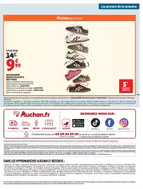 Catalogue Auchan page 65: Inextenso sneaker bébé, enfant ou adulte €9,99