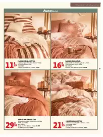 Catalogue Auchan page 21: PARURE MIKADO ACTUEL €21,99, PARURE MACARON ACTUEL €29,99