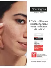 Catalogue Auchan Parapharmacie | Parapharmacie, beauté page 3: Neutrogena Gamme Anti-Boutons+