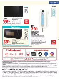 Catalogue Auchan | Electroshow page 15: Hisense MICRO ONDES GRIL €99,99